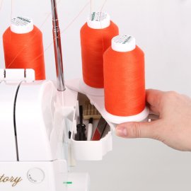 praktisches Zubehörfach bei babylock Victory